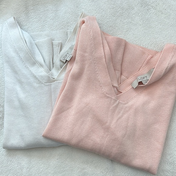 Two for one! Loft long sleeve sweaters. - Picture 4 of 4